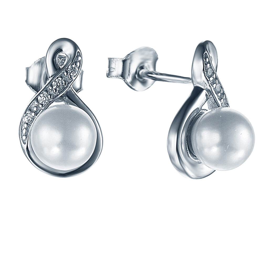 Black Swan Pearl Earrings
