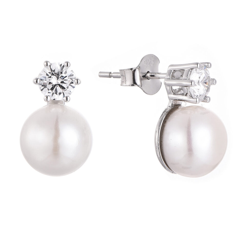 Alpine Pearl Stud Earrings